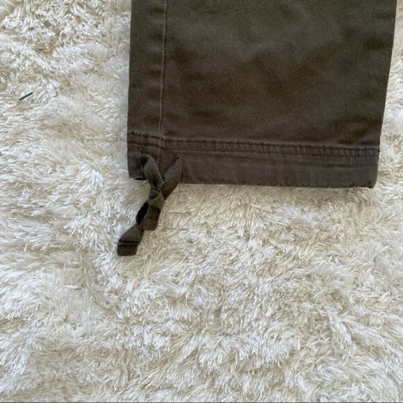 Coldwater Creek Brown High Rise Straight Leg Cropped Ankle Pants - Picture 2 of 10